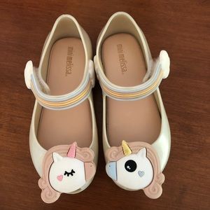 Mini Melissa Ultragirl Unicorn Glittery Mary Jane